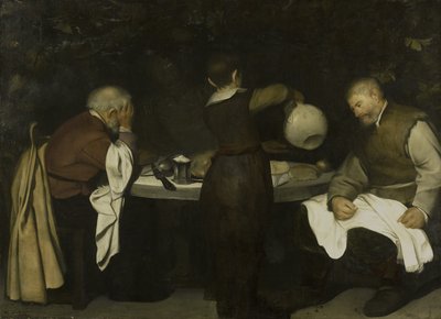 Supper at Emmaus, 1620-80 by Unbekannt Unbekannt